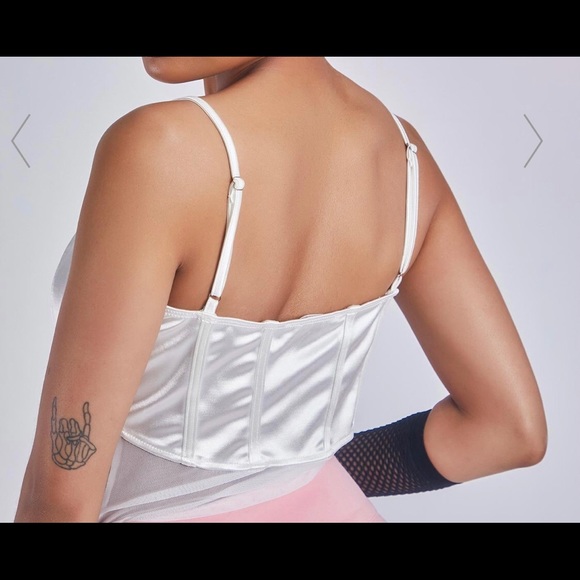 Dolls Kill satin & mesh bodysuit - Picture 15 of 16